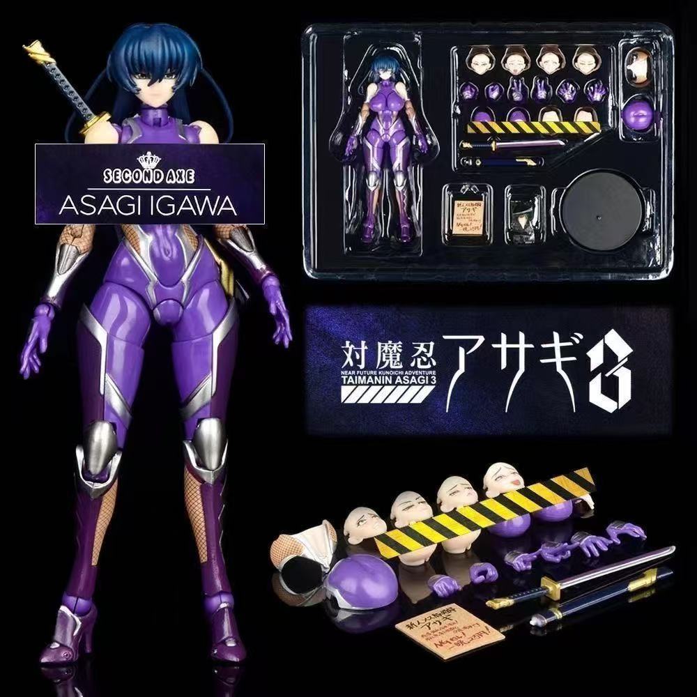 Good Smile Company Figma - ฟิกเกอร์แอคชั่น นินจาเซ็กซี่ อาซาเฮ อิคาวะ อาซาเฮ จอยท์เท็ด